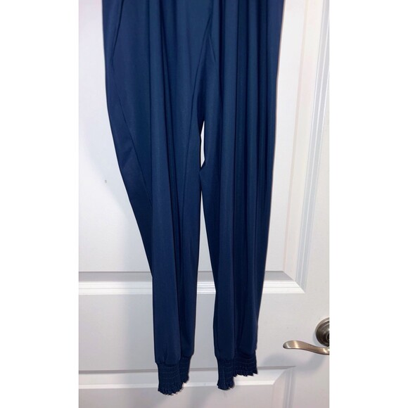 Sweaty Betty Strappy Navy Blue Explorer Jumpsuit size XS GUC - Picture 3 of 7